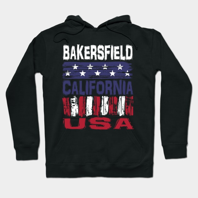 Bakersfield California USA T-Shirt Hoodie by Nerd_art